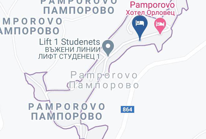 Mountain Lodge Winter Half Board Map