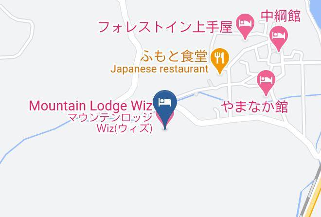 Omachi City - Mountain Lodge Wiz Maps