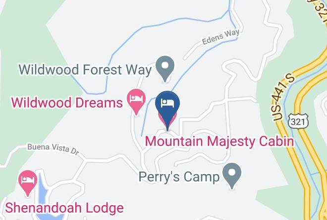 Sevier - Mountain Majesty Cabin Maps