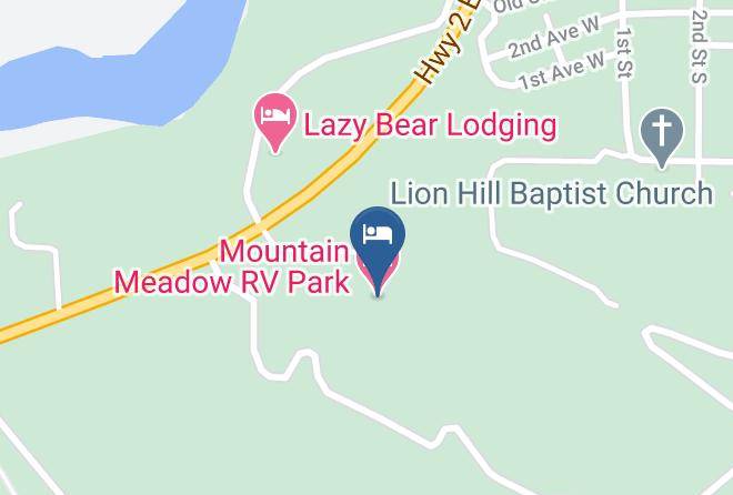 Flathead - Mountain Meadow Rv Park Maps