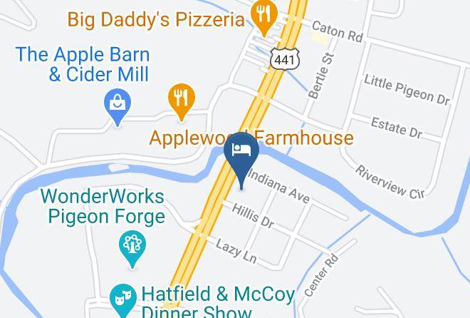 Sevier - Mountain Melodies Inn & Suites Maps