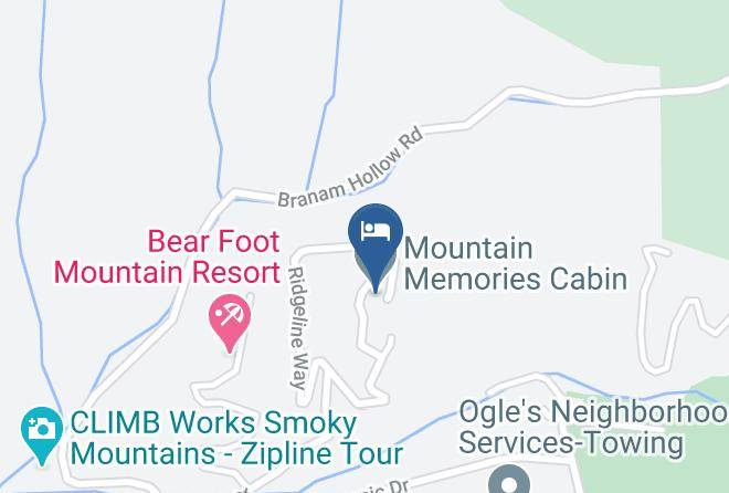 Sevier - Mountain Memories Cabin Maps