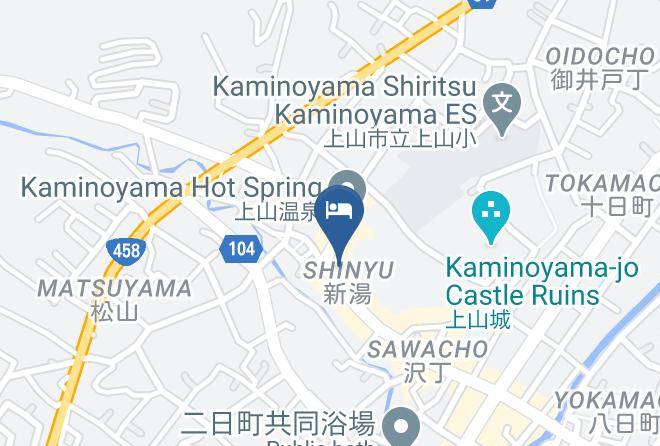 Kaminoyama City - Mountain Of Fruit Azumaya Maps