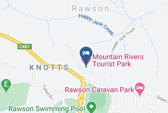 Baw Baw - Mountain Rivers Tourist Park Maps