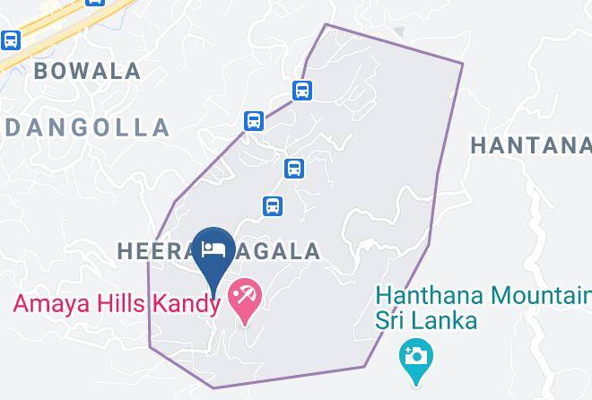 Kandy - Mountain Rock Holiday Resort Maps