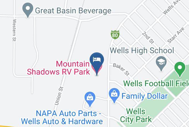 Elko - Mountain Shadows Rv Park Maps