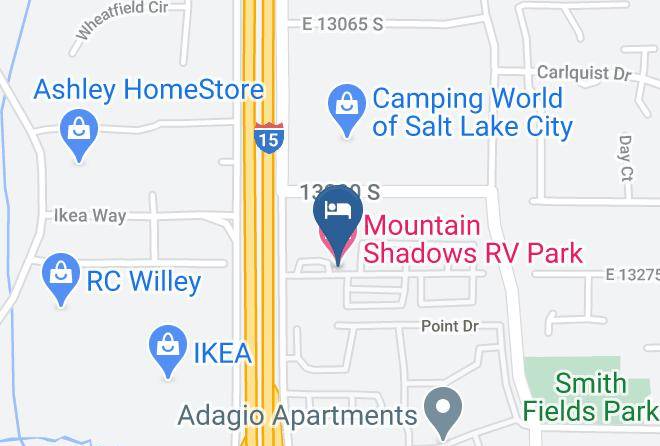 Salt Lake - Mountain Shadows Rv Park Maps