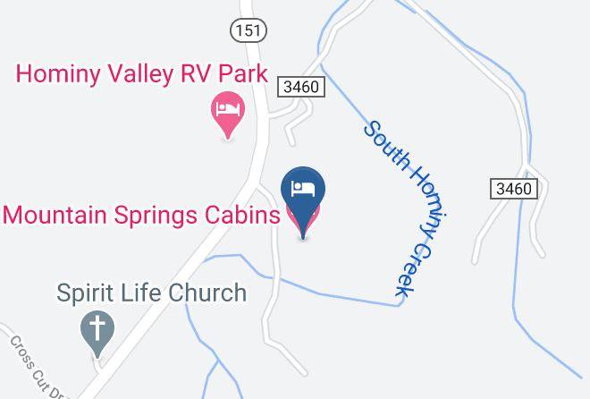 Buncombe - Mountain Springs Cabins Maps