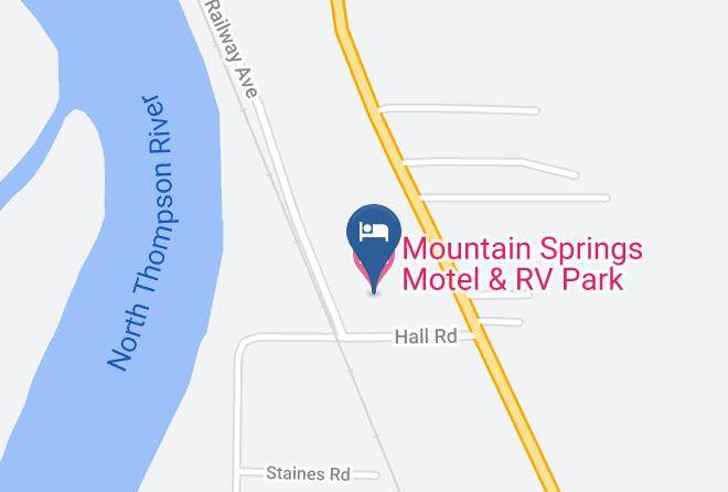 Thompson Nicola - Mountain Springs Motel & Rv Park Maps