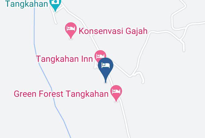 Mountain View Cottages & Restaurant Map - North Sumatra - Langkat Regency