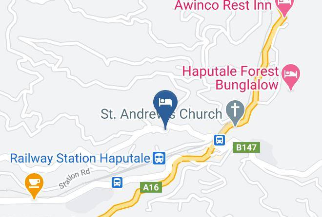 Badulla - Mountain View Holiday Bungalow Haputale Maps