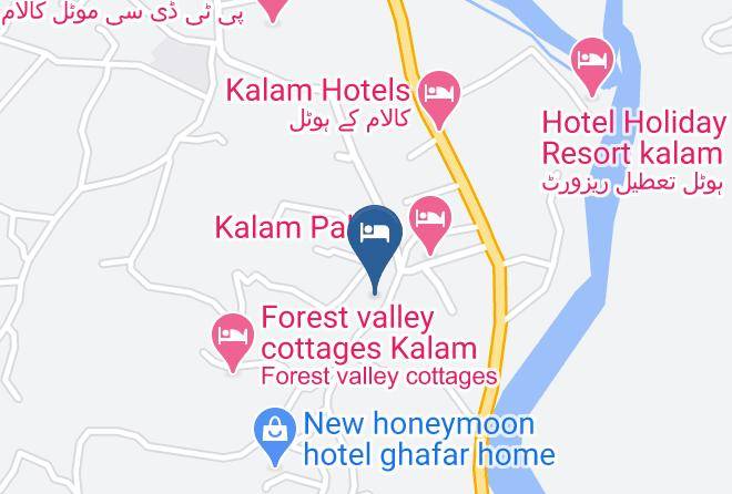 Peshawar - Mountain View Hotel Kalam Maps
