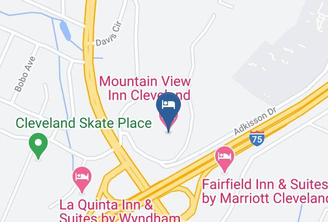 Bradley - Mountain View Inn Cleveland Maps