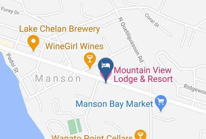 Mountain View Lodge & Resort Harita - Washington - Chelan