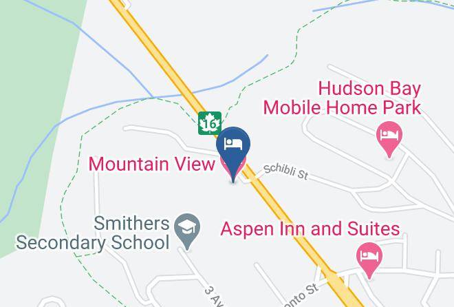 Bulkley Nechako - Mountain View Motel Maps