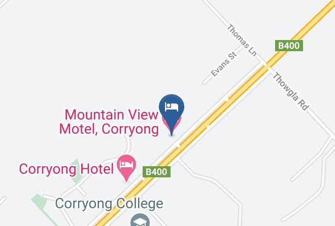 Towong - Mountain View Motel Corryong Maps