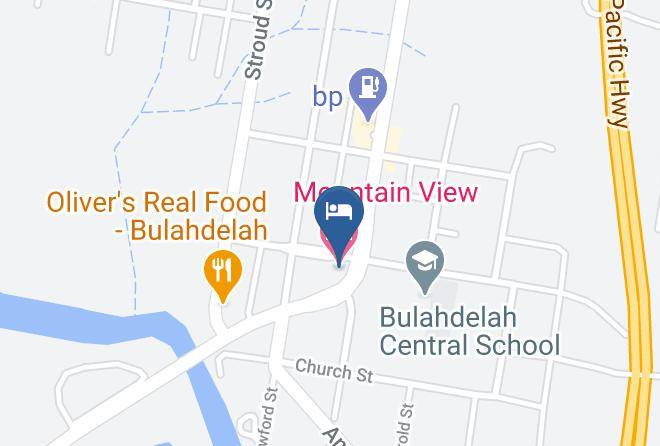 Mountain View Motel Map