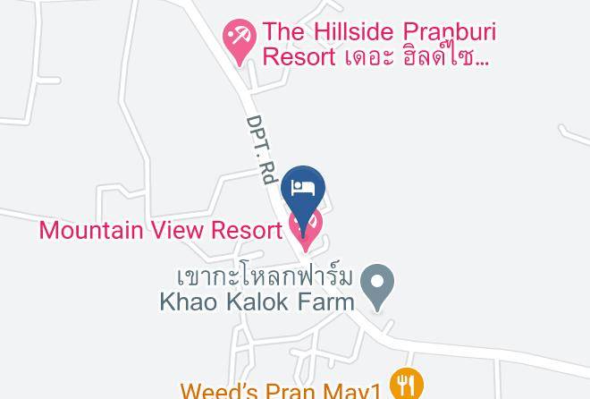 Amphoe Pran Buri - Mountain View Resort Maps