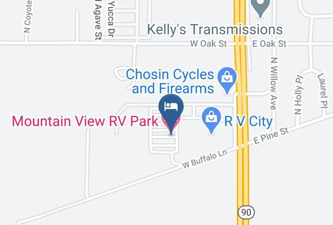Cochise - Mountain View Rv Park Maps