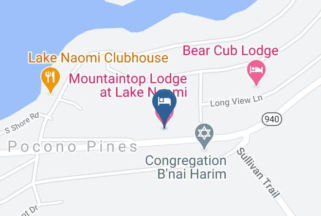 Monroe - Mountaintop Lodge At Lake Naomi Maps