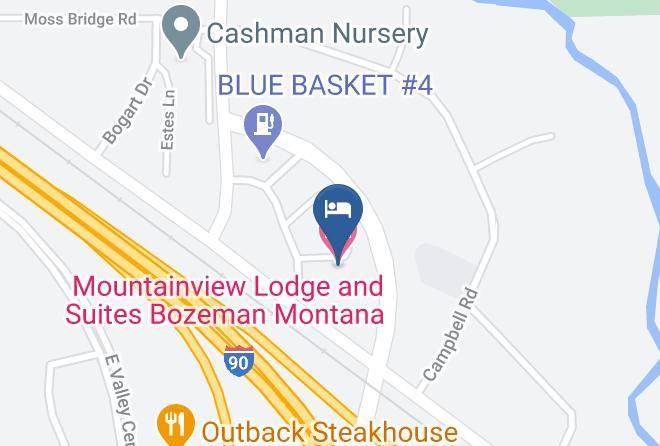 Gallatin - Mountainview Lodge And Suites Bozeman Montana Maps