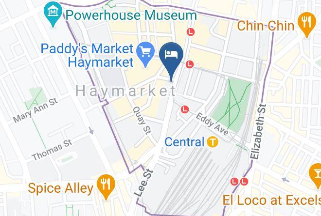 Sydney - Mountbatten Hotel Maps
