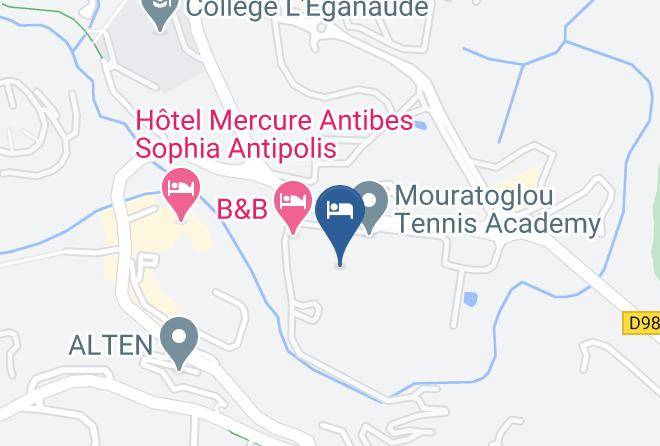 Maritime Alps - Mouratoglou Resort Maps