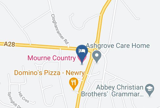 Mourne Country Hotel Map