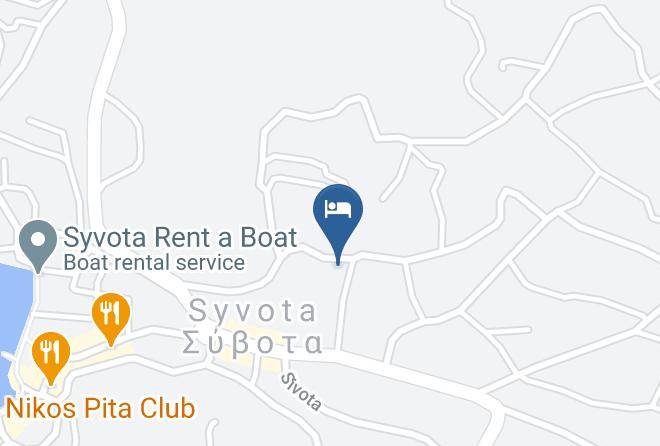 Thesprotia - Mourtos Hotel Maps