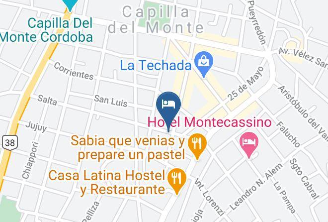 Punilla Department - Mousai Hotel Boutique Maps
