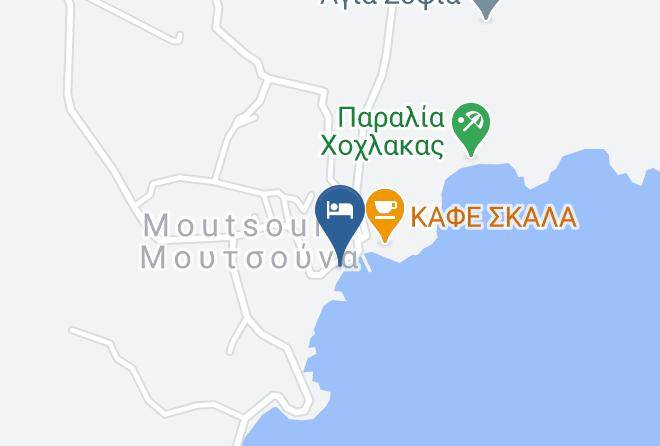 Naxos - Moutsouna Beach Maps