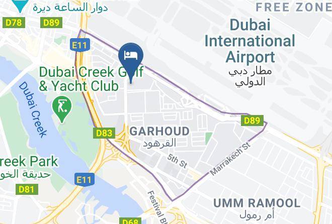 Dubai - Movenpick Grand Al Bustan Dubai Maps