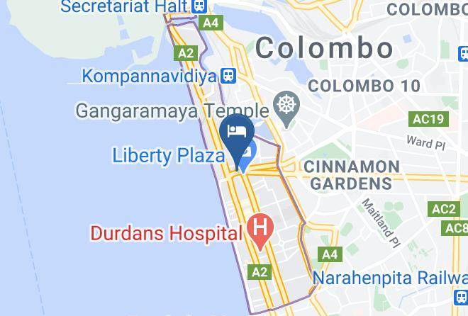 Movenpick Hotel Colombo Map
