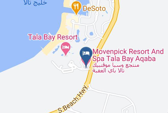 Al Aqaba Qasabah - Movenpick Resort And Spa Tala Bay Aqaba Maps