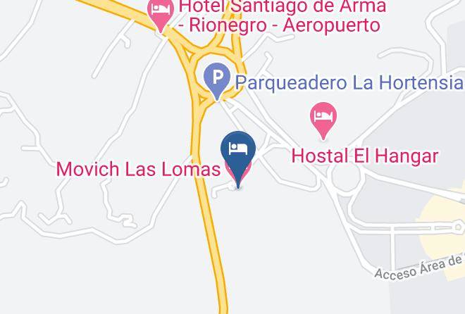 Rio Negro - Movich Las Lomas Hotel Maps