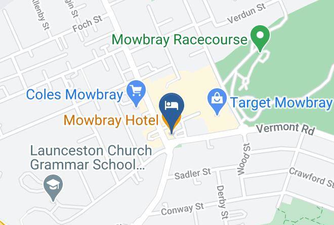 Launceston - Mowbray Hotel Maps