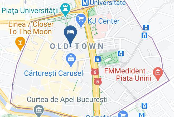 Bucharest - Moxy Bucharest Old Town Maps