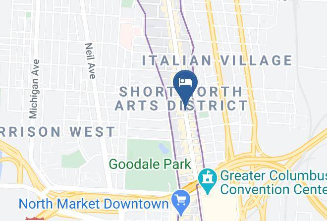 Franklin - Moxy Columbus Short North Maps