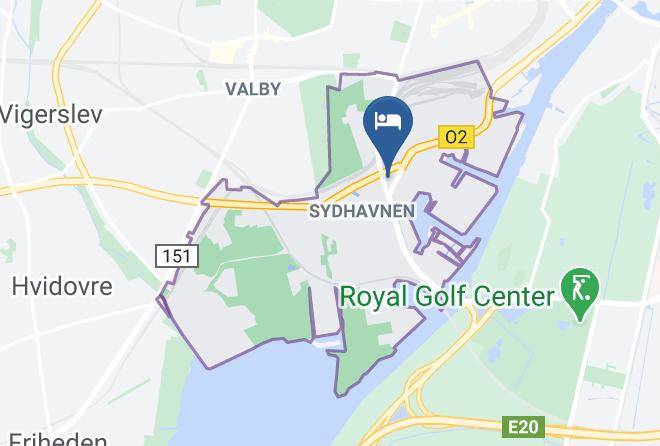 Kobenhavn - Moxy Copenhagen Sydhavnen Maps
