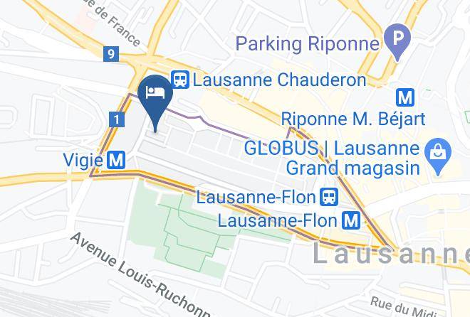 Lausanne - Moxy Lausanne City Maps