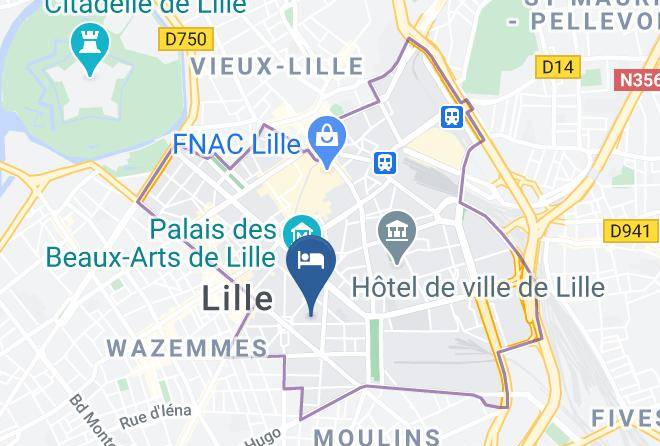 Moxy Lille City Center Map
