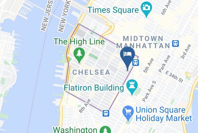 New York - Moxy Nyc Chelsea Maps