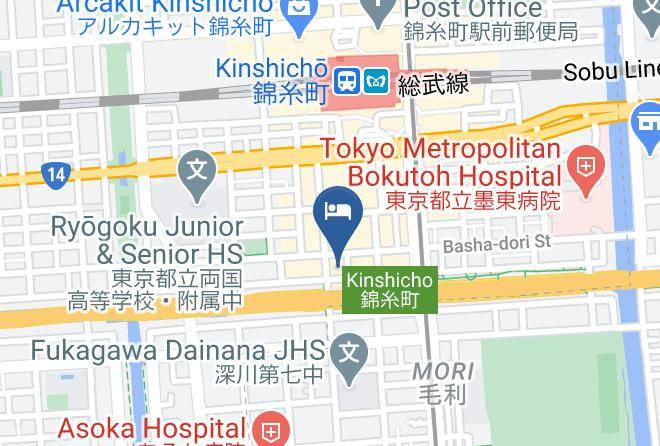 Sumida Ward - Moxy Tokyo Kinshicho Maps
