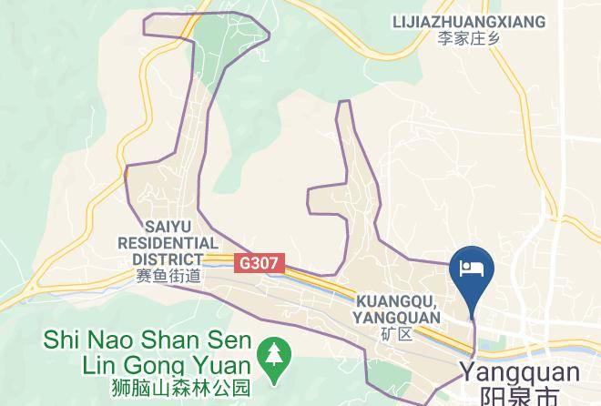 Yangquan - Moyu Hotel Maps