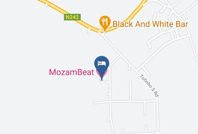 Praia Do Tofo - Mozambeat Hotel Maps