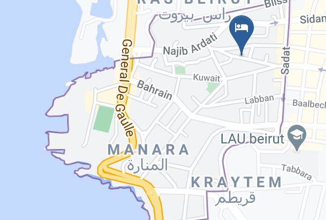 Beyrouth - Mozart Hotel Maps