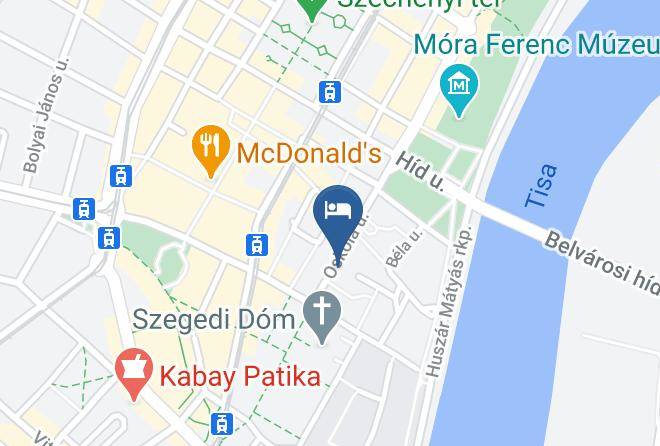 Szeged - Mozart Hotel Maps