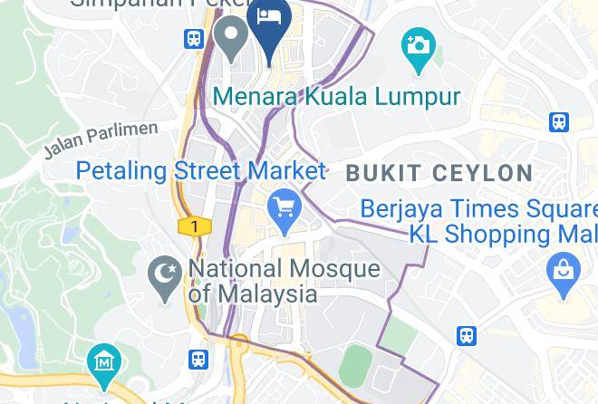 Kuala Lumpur - Mpalace Hotel Kuala Lumpur Maps