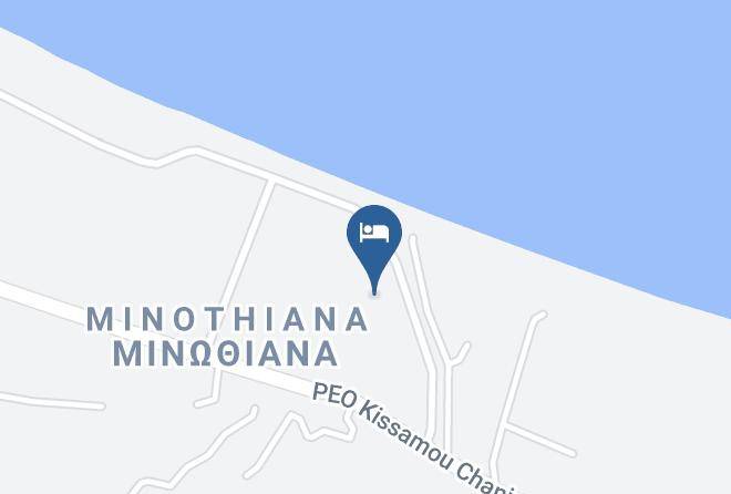 Khania - Mrs Chryssana Beach Hotel Maps