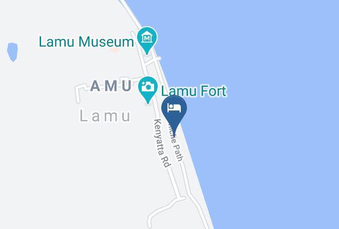 Lamu - Msafini Mangotop Roof Hotel Maps